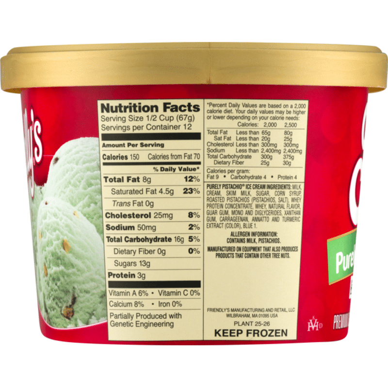 Friendly's Premium Ice Cream Purely Pistachio (1.5 qt) from Big Y World