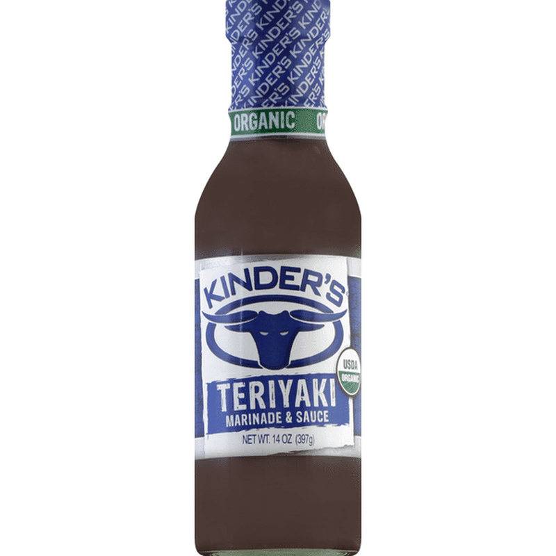 Kinders Marinade Sauce Organic Teriyaki 14 Oz - Instacart
