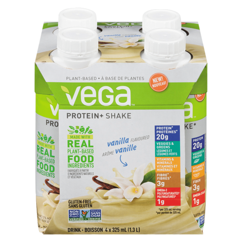 Vega Protein Plus Ready to Drink Vanilla Shake