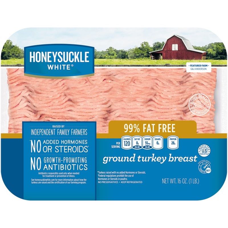Honeysuckle White Fresh 97% ground White Turkey (642205534517)