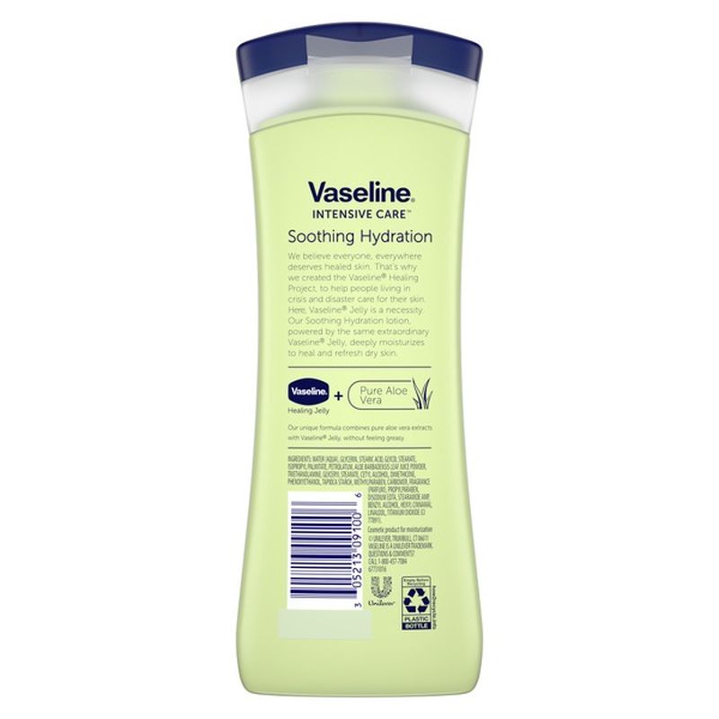 vaseline soothing hydration