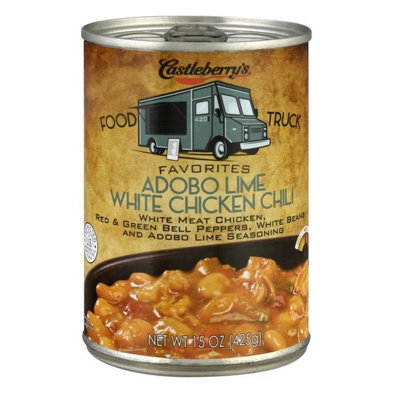 Castleberry's White Chicken Chili, Adobo Lime, Can (15 oz) Instacart