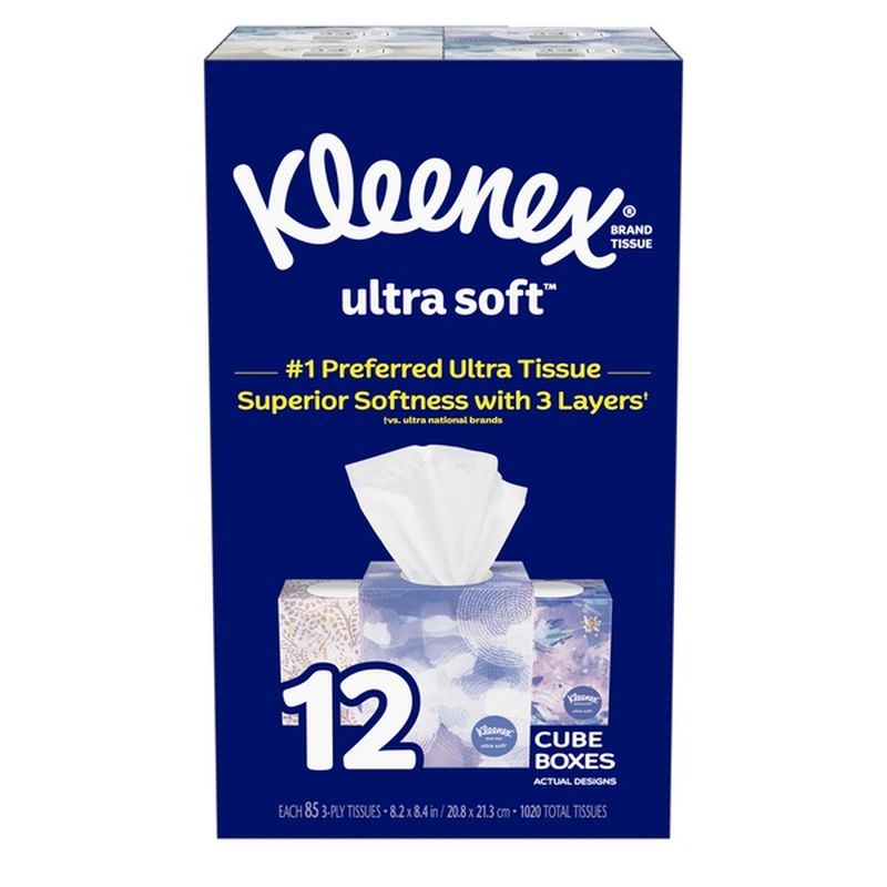 Kleenex Ultra Soft Facial Tissues (85 ct) from Costco Instacart