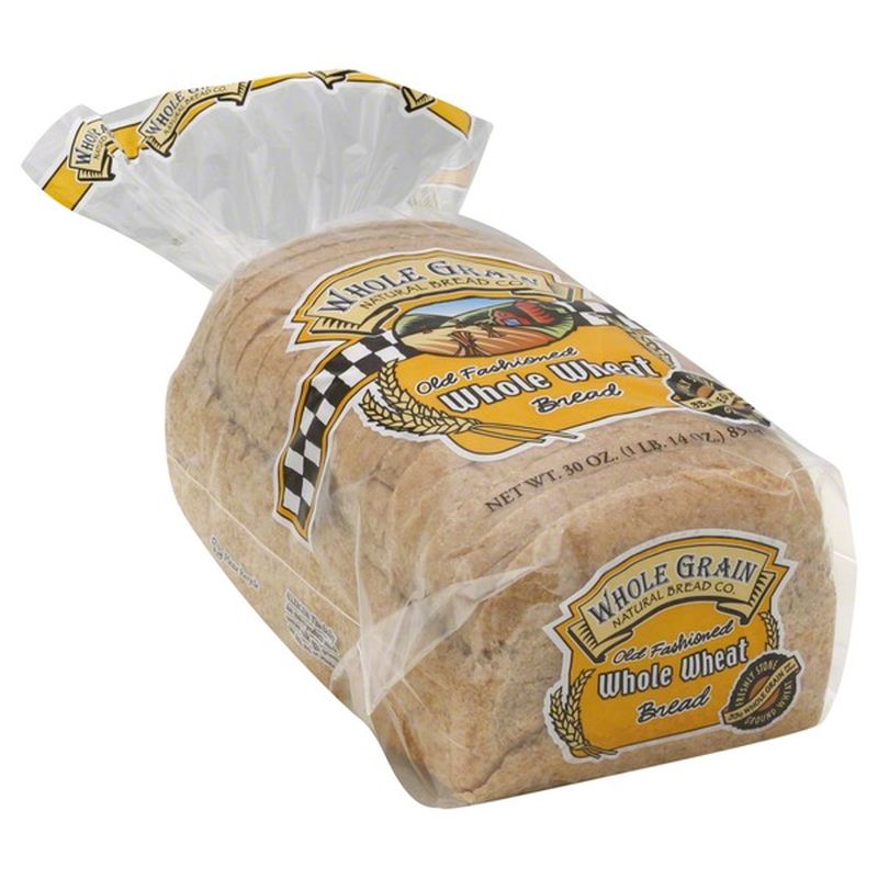 Whole Grain Bread Co. Old Fashioned Whole Wheat Bread (30 oz) Instacart
