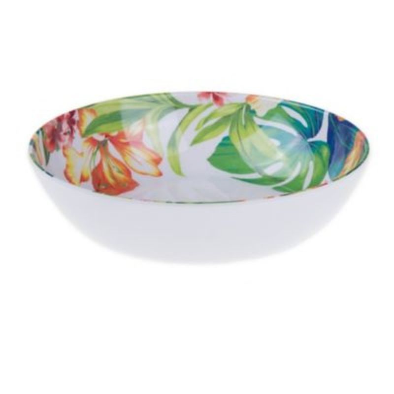 TarHong 8" Tropical Palm Melamine Salad Bowl (each) Delivery or Pickup