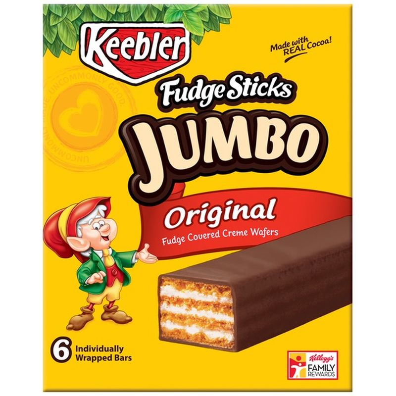 Keebler Fudge Sticks Jumbo Original Cookies 11 Oz Instacart 8990