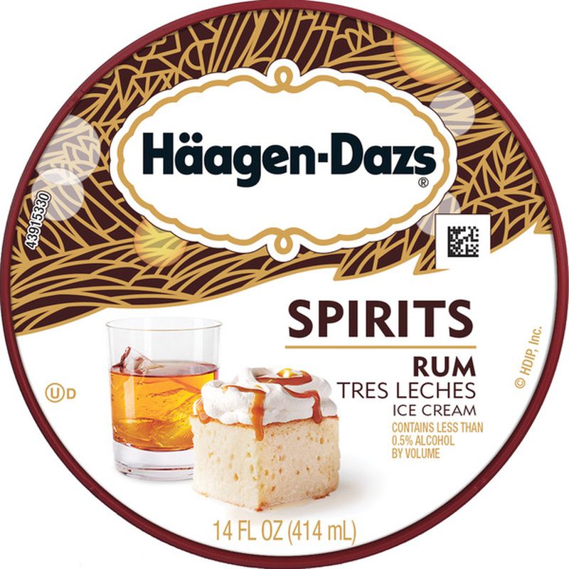 HaagenDazs SPIRITS Rum Tres Leches Ice Cream (14 oz) Instacart