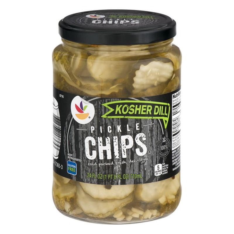 SB Kosher Dill Pickle Chips (24 fl oz) from Stop & Shop - Instacart