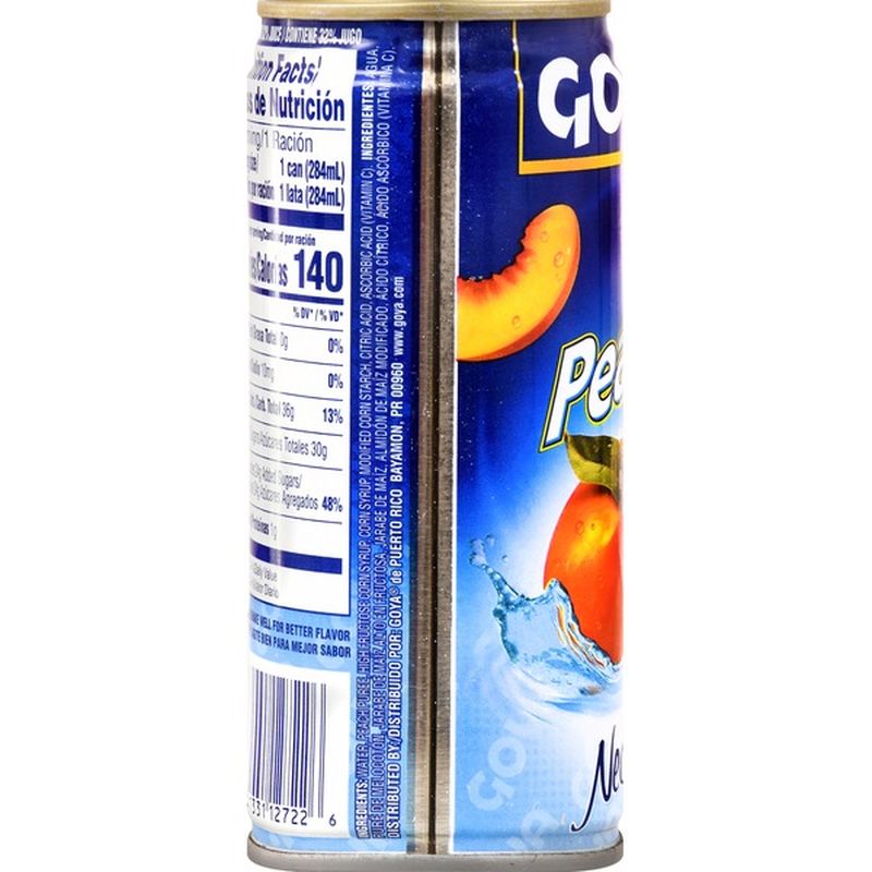 Goya Peach Nectar (9.6 fl oz) from Publix Instacart