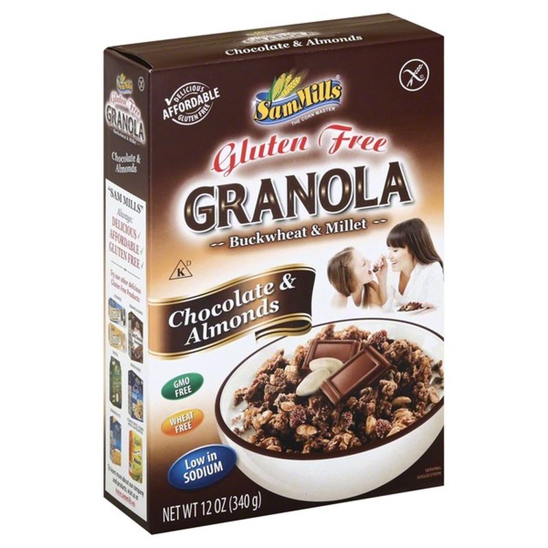 Sam Mills Granola, Gluten Free, Chocolate & Almonds (12 oz) Instacart