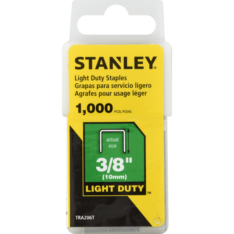 Stanley Staples, Light Duty, 3/8 Inch (1000 each) Instacart