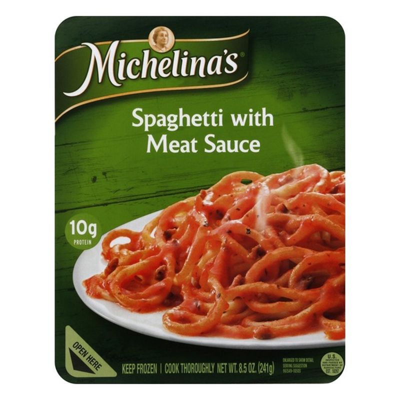 Michelinas Spaghetti, with Meat Sauce (8.5 oz) from Kroger Instacart