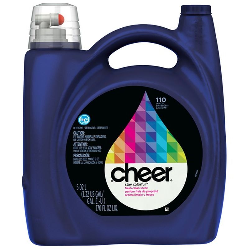Cheer Liquid Laundry Detergent (110 ct) Instacart