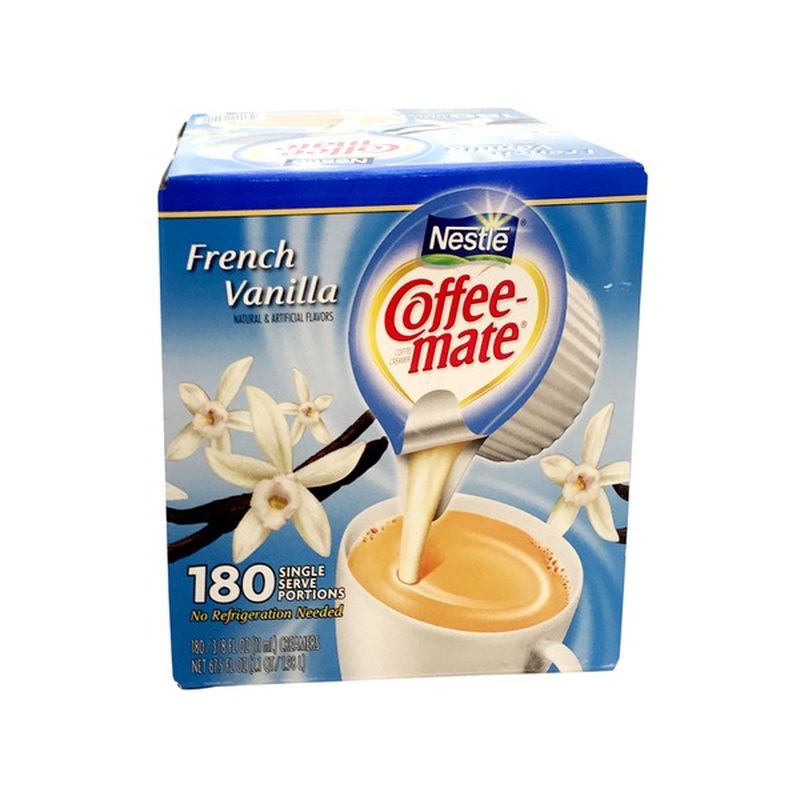 Nestlé Coffee Mate Coffeemate SingleServe Creamer, French Vanilla (180