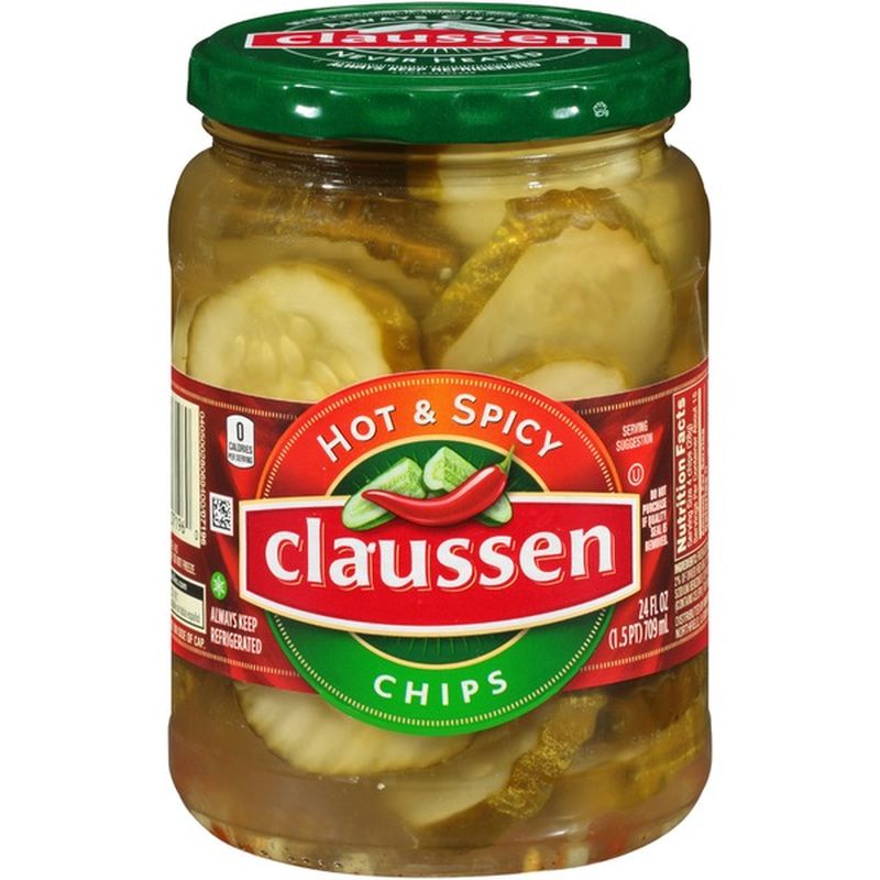 Claussen Hot & Spicy Chips Pickle (24 fl oz) Instacart