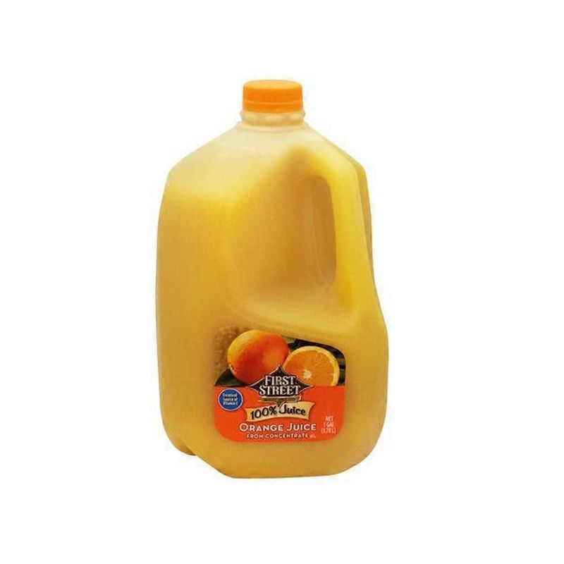 First Street 100 Orange Juice (128 oz) from Smart & Final Instacart