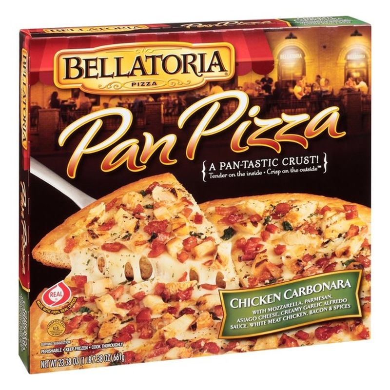 Bellatoria Pan Pizza, Chicken Carbonara (23.38 oz) Instacart
