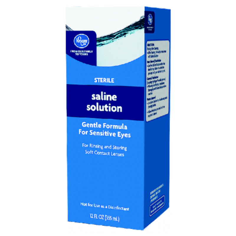 sterile saline eye drops