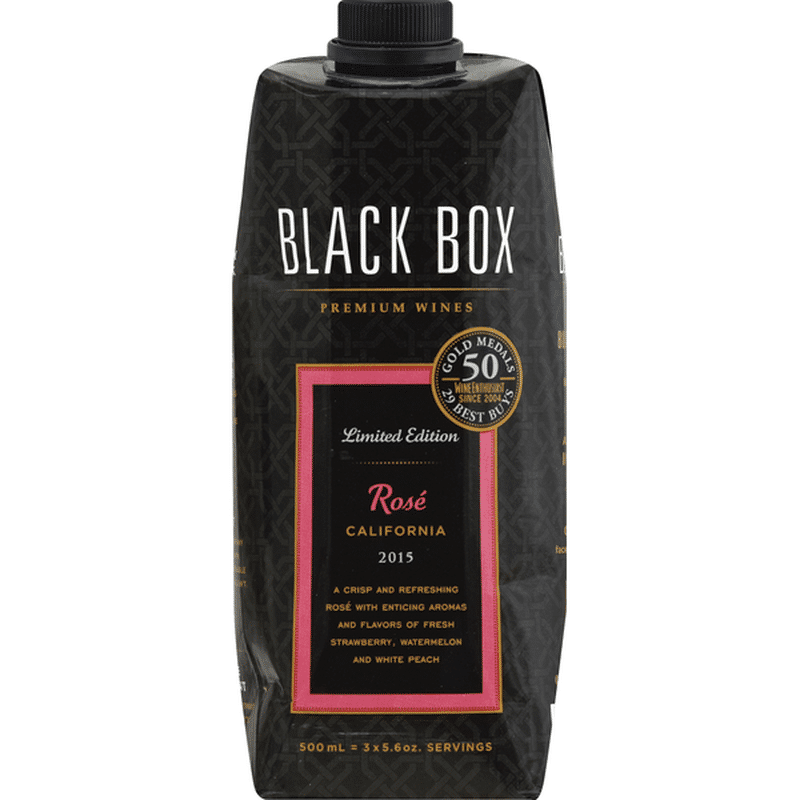 Black Box Wines Rose Blush Wine Go Pack (500 ml) Instacart