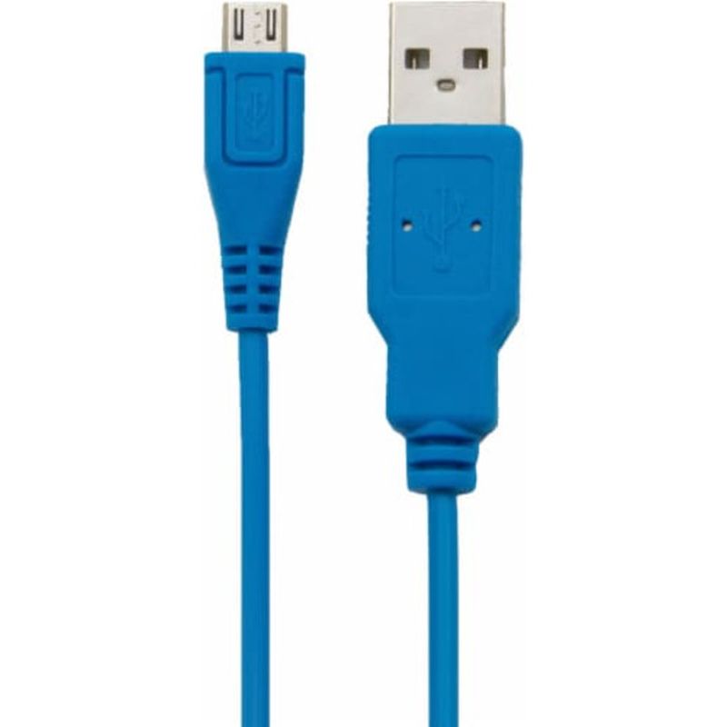 Cell Candy Tropical Blue 4' Usb To Micro Usb Sync/Charge Cable