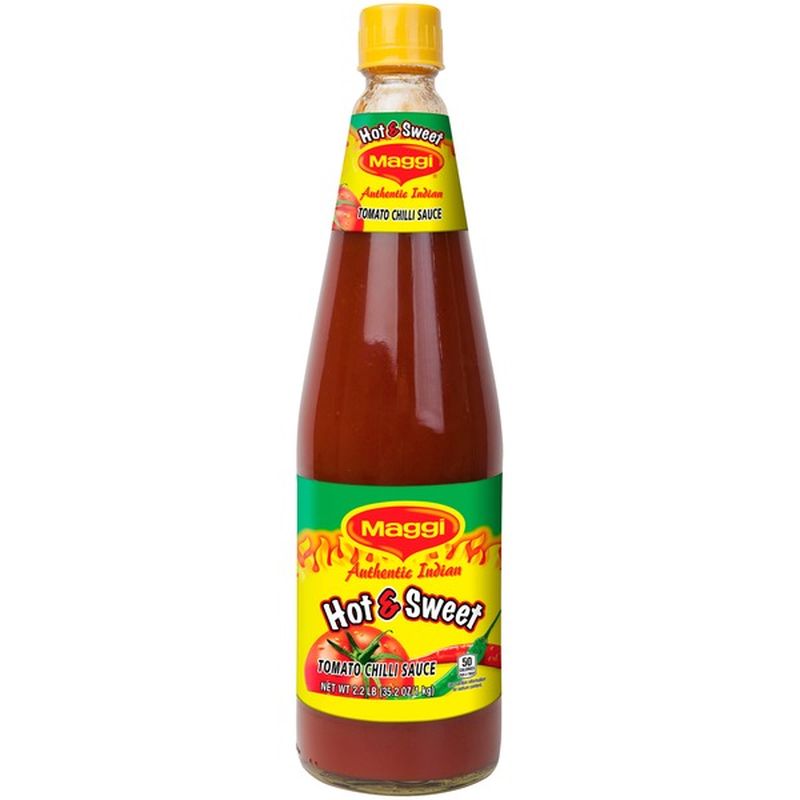 Maggi Authentic Indian Hot & Sweet Tomato Chilli Sauce (2.2 lb) Instacart