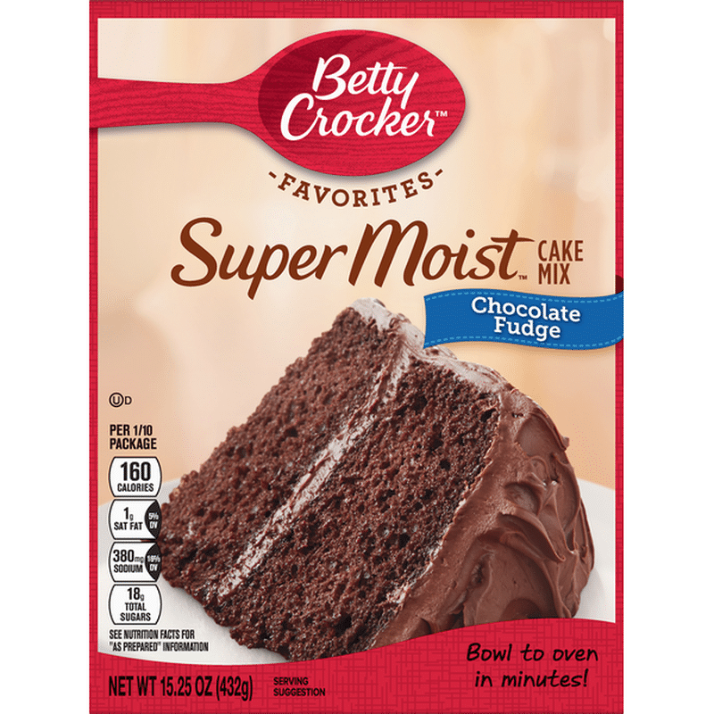 Betty Crocker Cake Mix, Chocolate Fudge (15.25 oz) from Kroger Instacart
