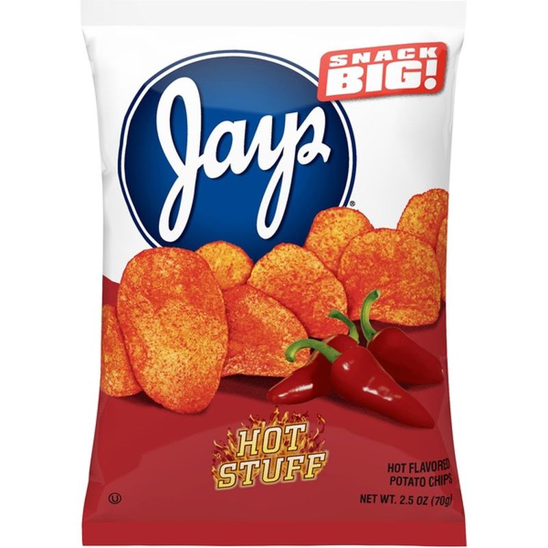 Jays® Hotstuff Flavored Potato Chips (2.5 oz) Instacart