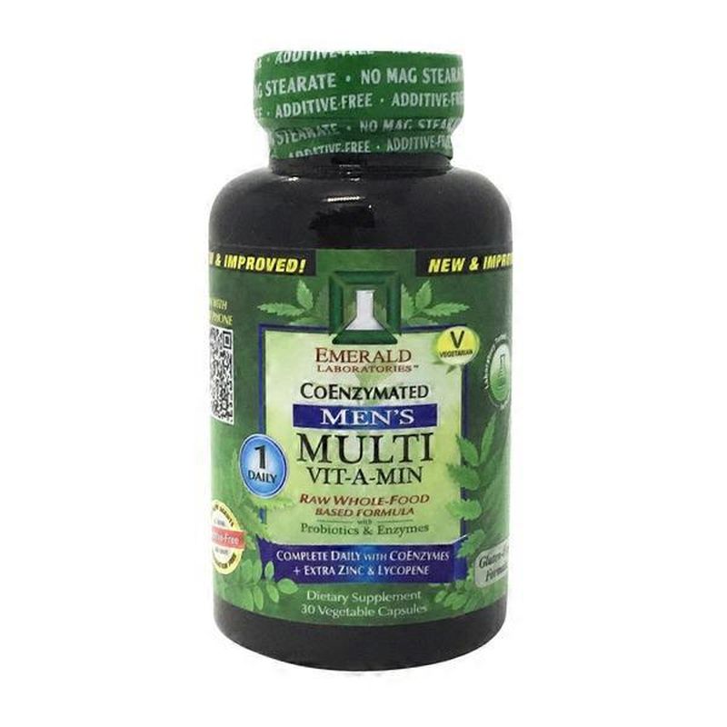 Emerald Supplements Men S Multi Vit A Min Coenzymated One A Day Complete Capsules 30 Ct Instacart