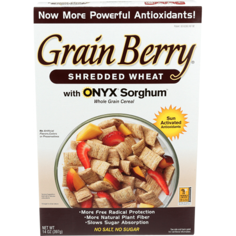 Grain Berry Shredded Wheat Whole Grain Cereal With Onyx (14 oz