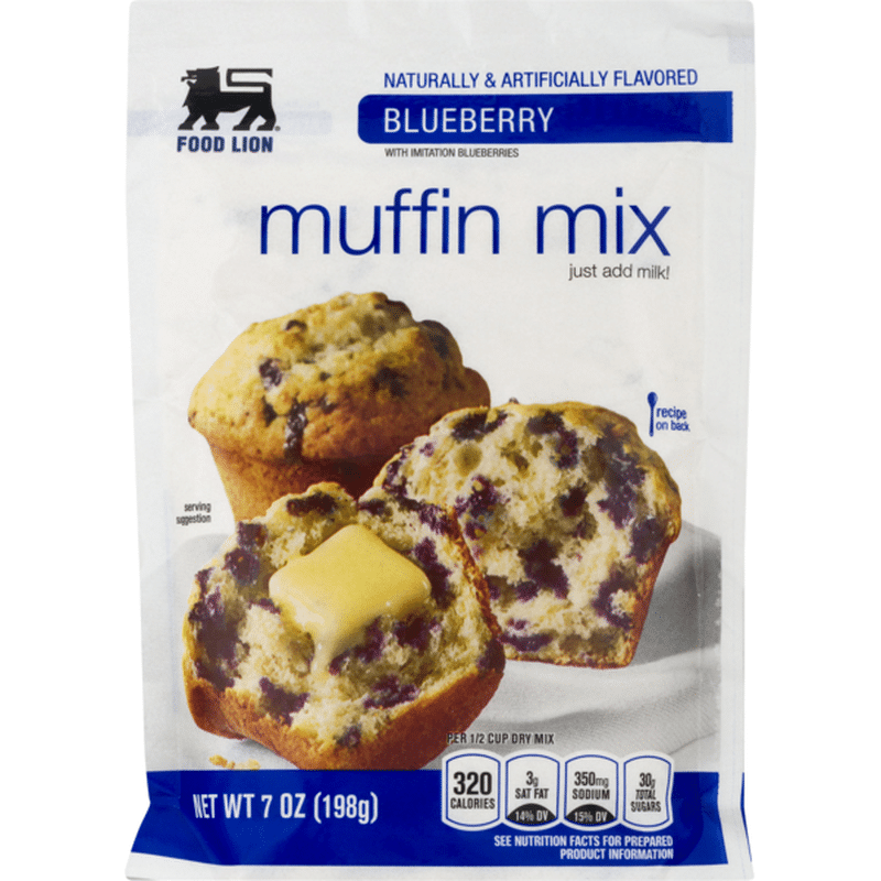 Food Lion Muffin Mix, Blueberry, Pouch (7 oz) Instacart