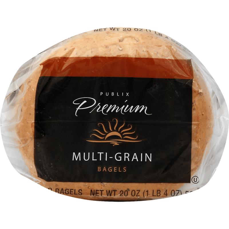 Publix Premium Bagels, MultiGrain (6 each) Delivery or Pickup Near Me