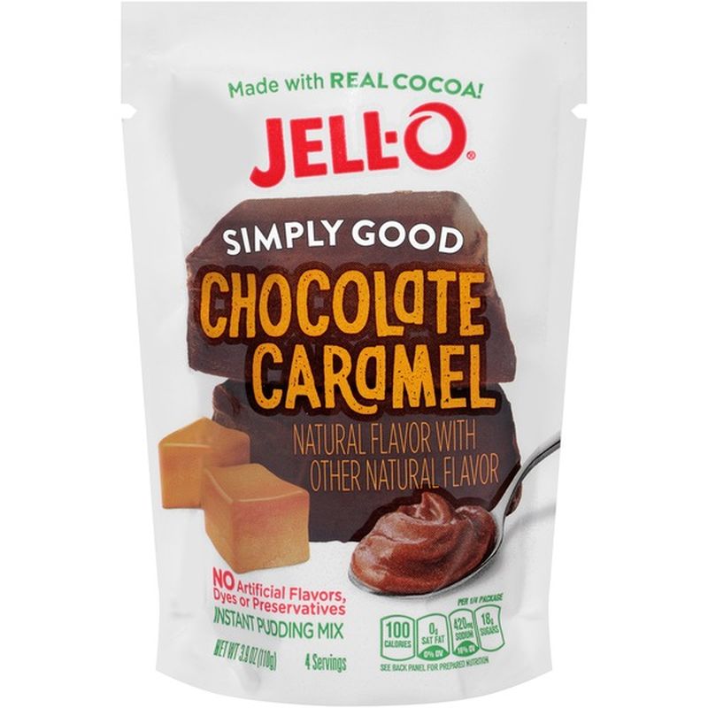 JellO Simply Good Chocolate Caramel Pudding (3.9 oz) from Cub Instacart
