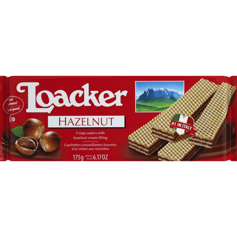 Loacker Wafers, Hazelnut (175 g) Instacart