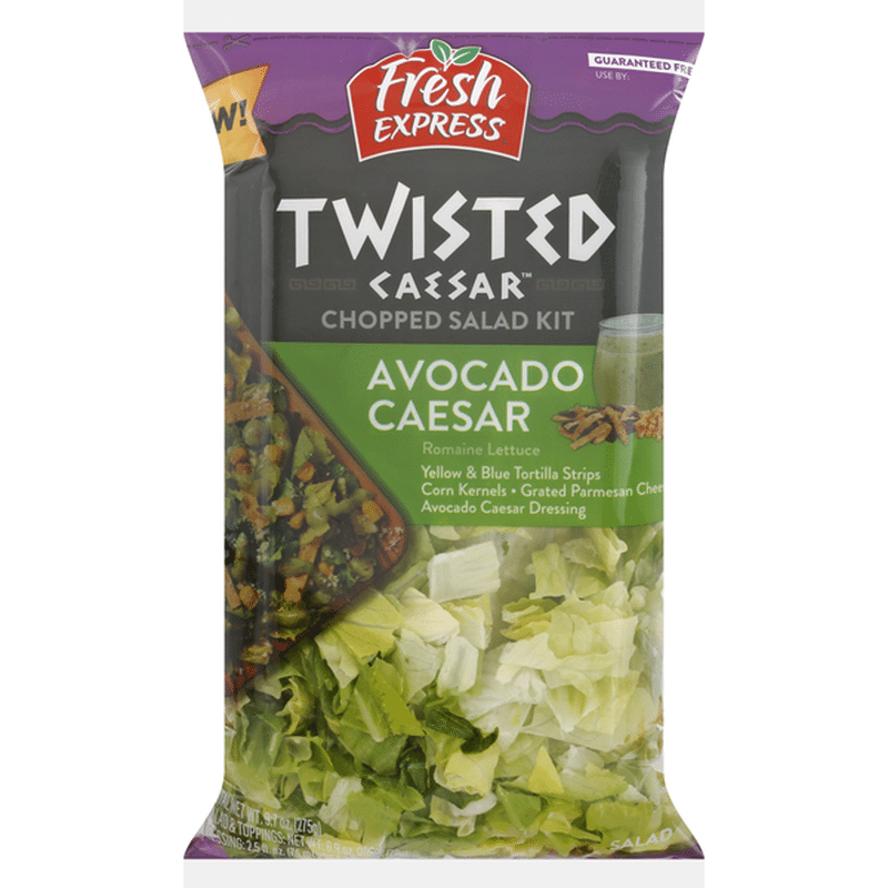 Fresh Express Chopped Salad Kit Avocado Caesar 97 Oz Instacart 0114