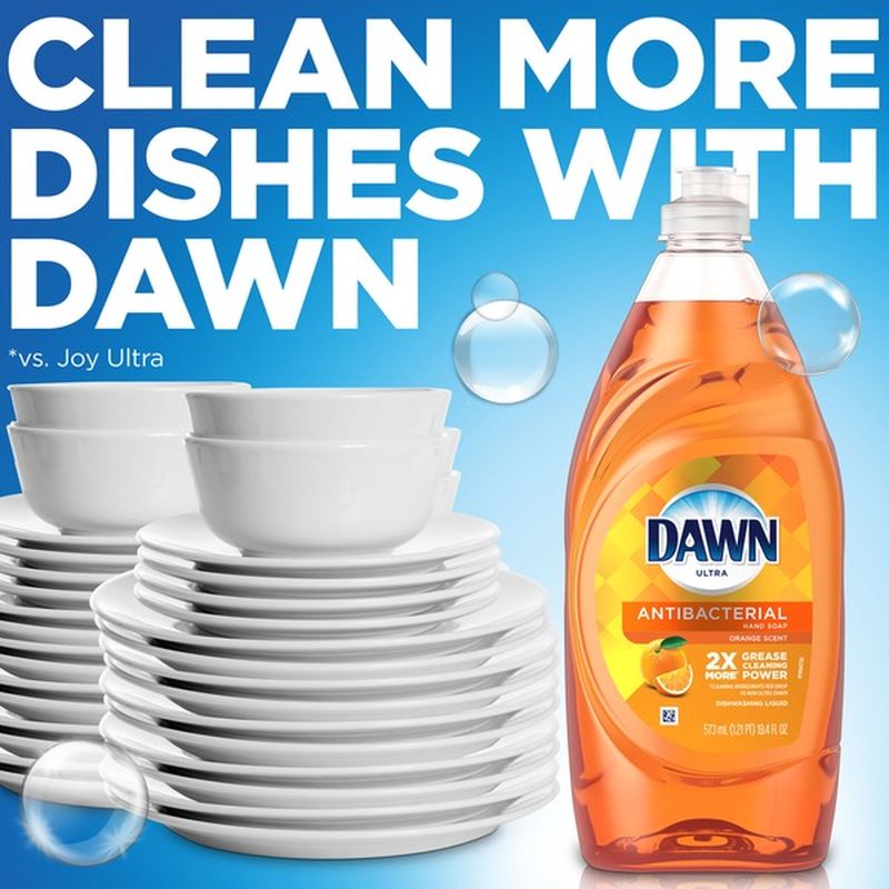 Dawn Antibacterial Hand Soap, Dishwashing Liquid Dish Soap, Orange