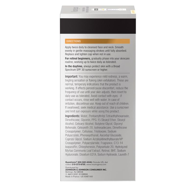 Neutrogena® Rapid Tone Repair Retinol + Vitamin C Correcting Cream (1.7