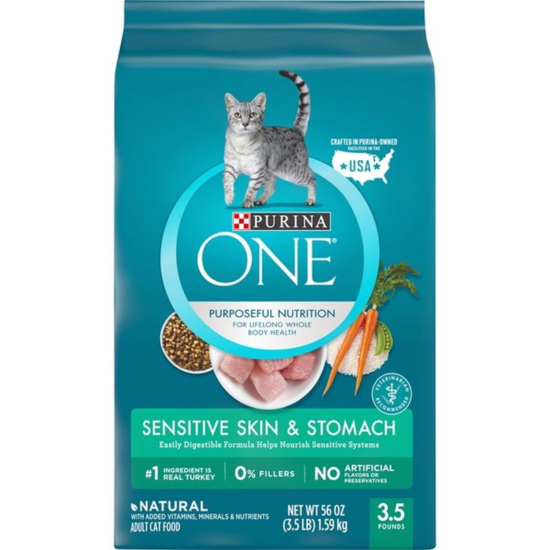 purina one sensitive systems cat food walmart