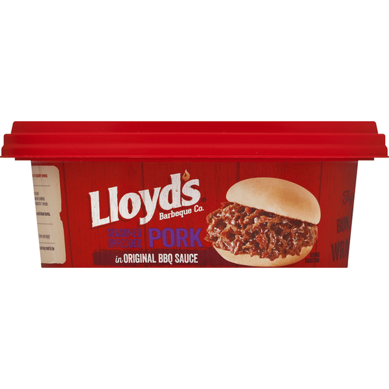 Lloyd's Seasoned Shredded Pork In Original BBQ Sauce (16 Oz) - Instacart