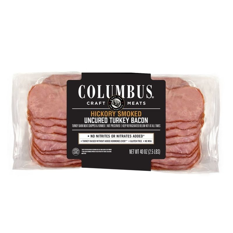 Columbus Turkey Bacon (2.5 lb) Instacart