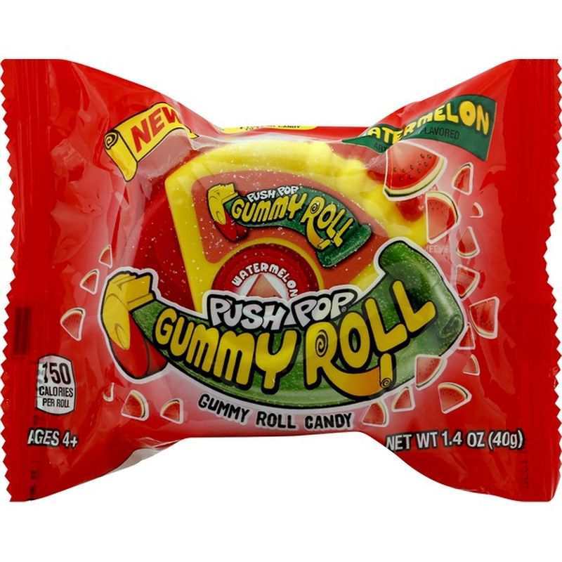 Push Pop Gummy Roll Assorted Flavors Gummy Candy (0.06 lb) Instacart