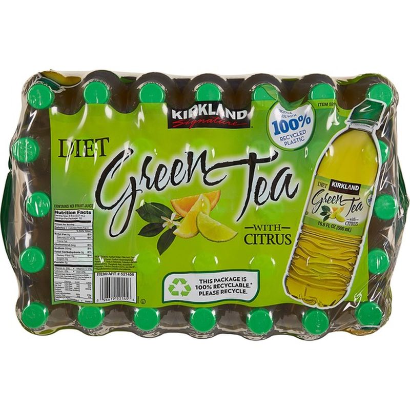 Kirkland Signature Diet Green Tea 35 ct 16.9 fl oz from Costco 