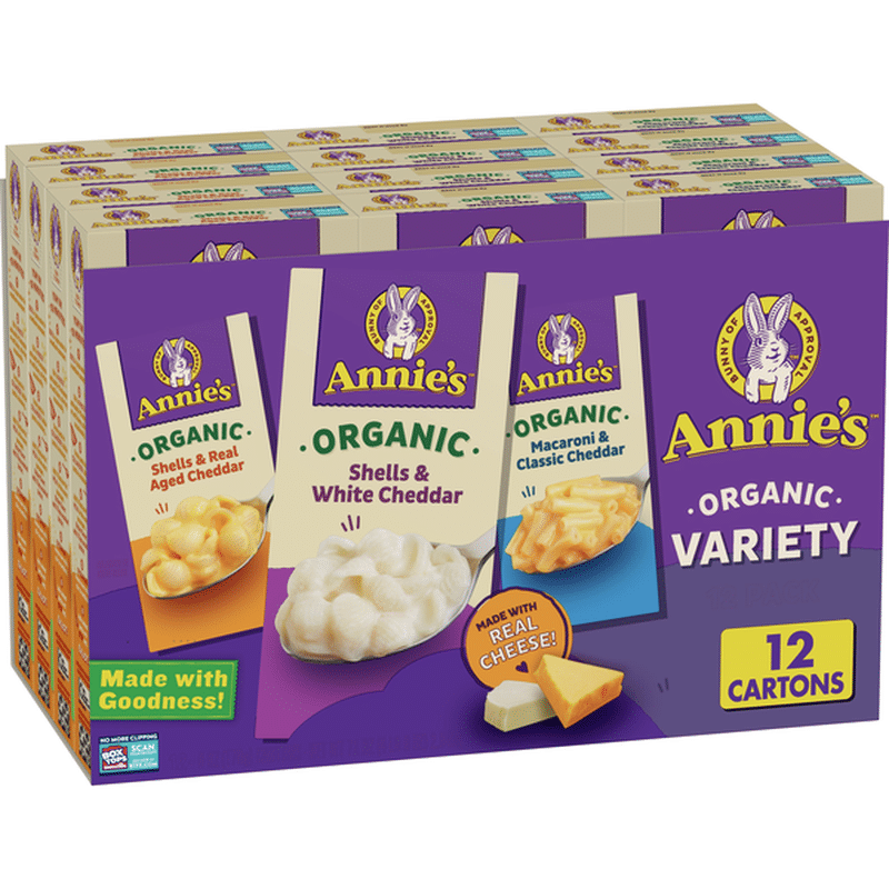Annie's Organic Mac and Cheese Variety Pack, 12 Count (72 oz) Delivery or Pickup Near Me Instacart Annie's Organic Mac and Cheese Variety Pack, 12 Count (72 oz) Delivery or Pickup Near Me Instacart