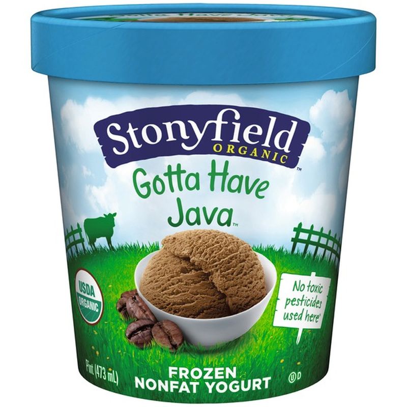 Stonyfield Organic Frozen Yogurt, Nonfat, Gotta Have Java (1 pt) - Instacart