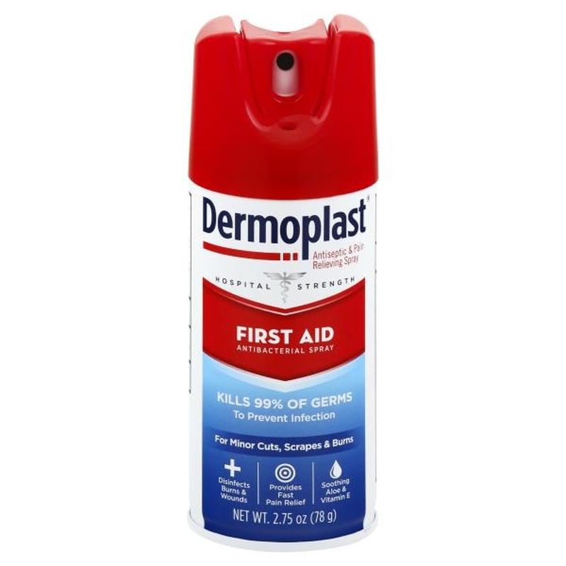 Dermoplast Anesthetic Pain Relieving Antibacterial Spray First Aid (2. ...