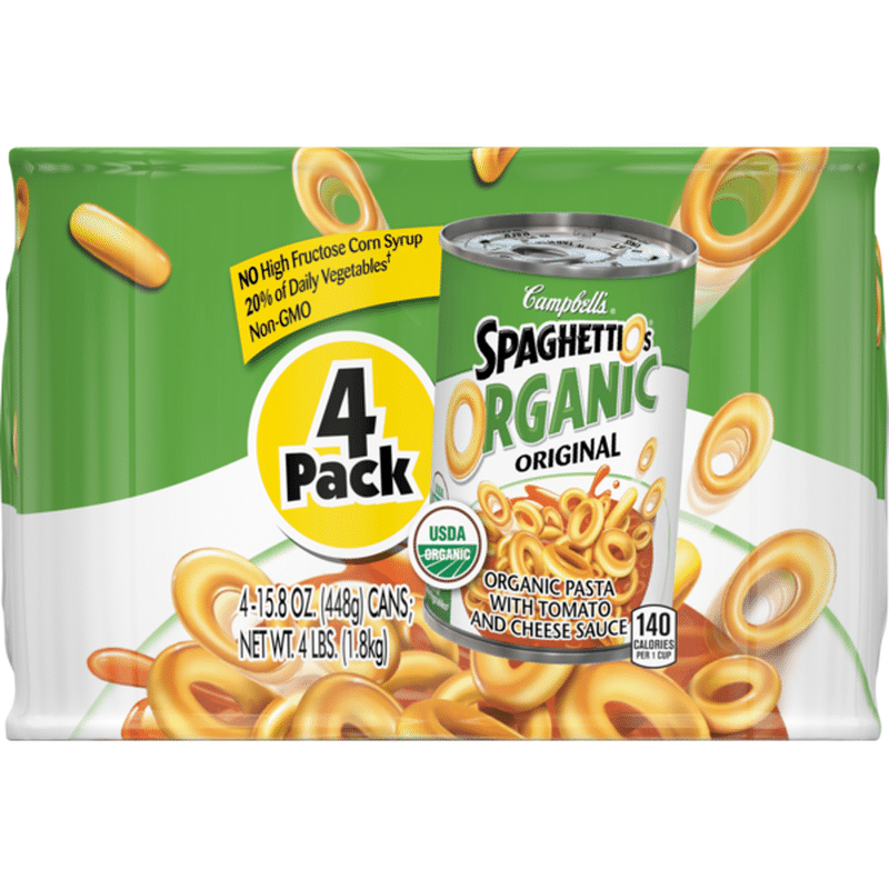 Campbell's® SpaghettiOs® Organic Original (15.8 oz) - Instacart