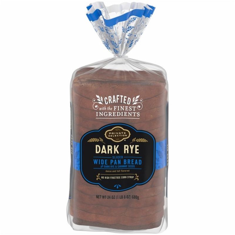 Private Selection Dark Rye Wide Pan Bread (24 oz) Instacart