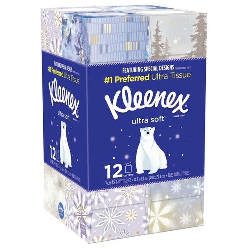 Kleenex Ultra Soft Facial Tissues (85 ct) from Costco Instacart