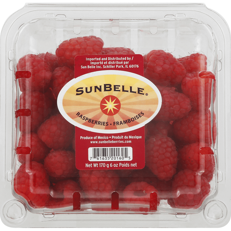 Raspberries (6 oz container) - Instacart