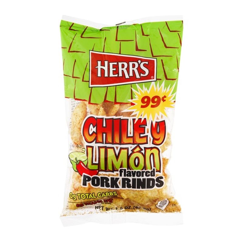 Herr's Chile Y Limon Pork Rinds (1.5 oz) Instacart