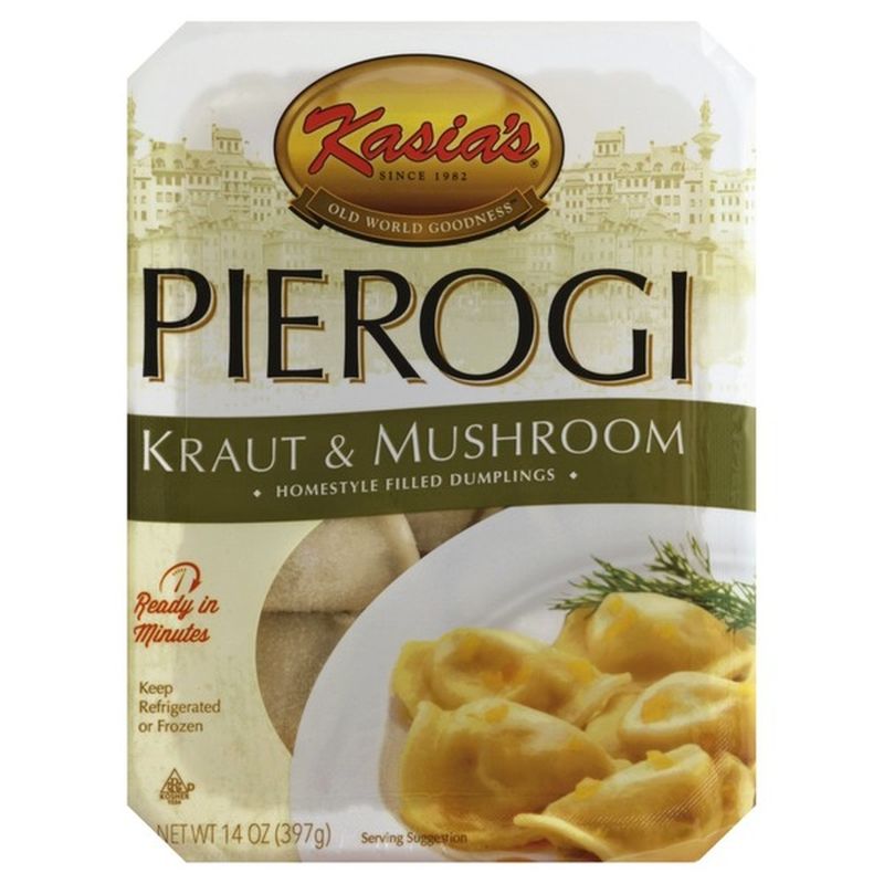 Kasia's Pierogi, Kraut & Mushroom (14 oz) Instacart
